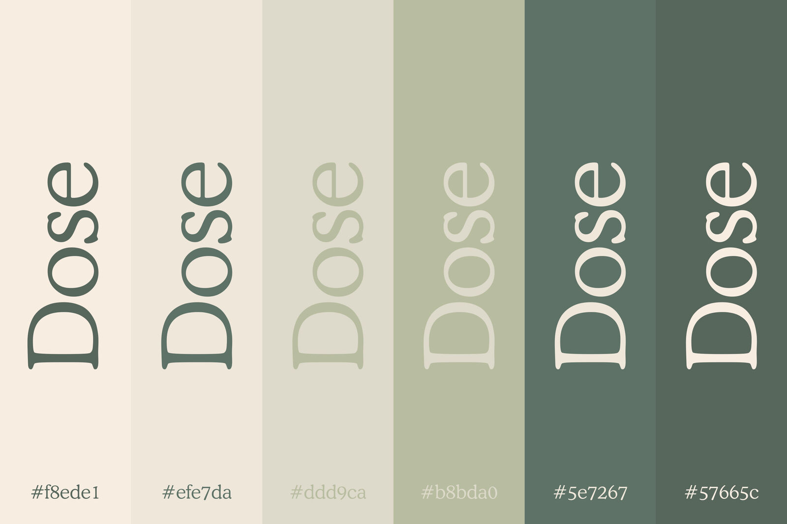 Dose brand design exploration 2
