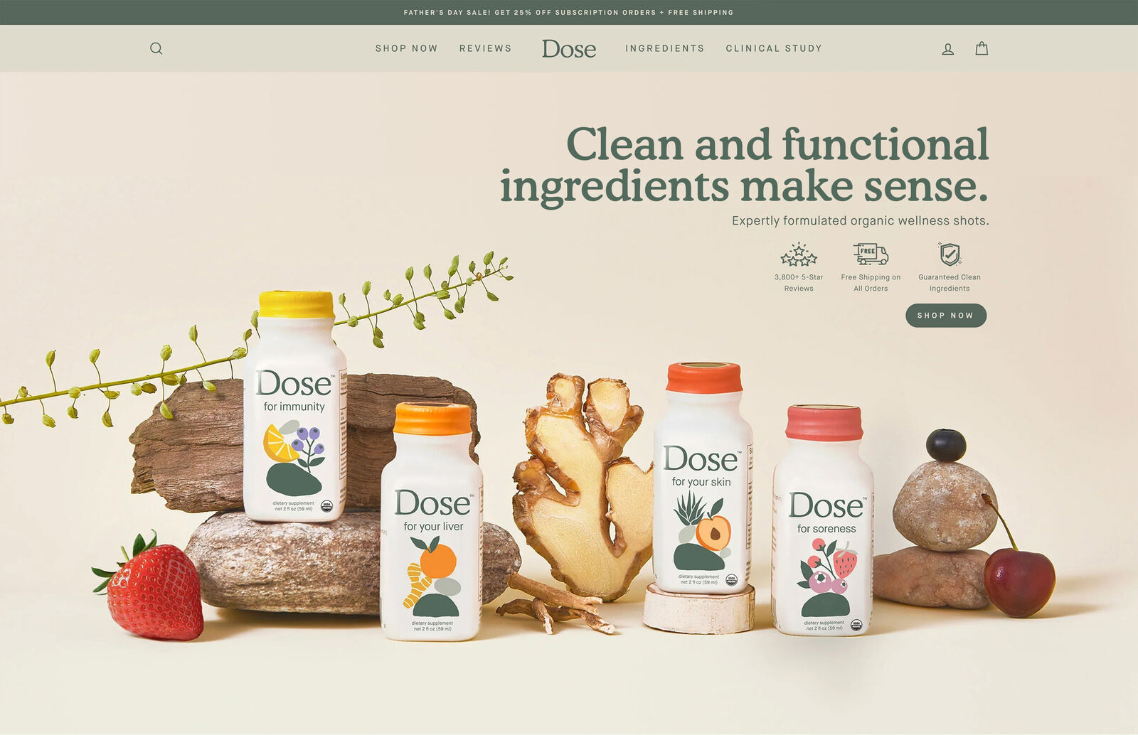 Dose ecommerce site 1