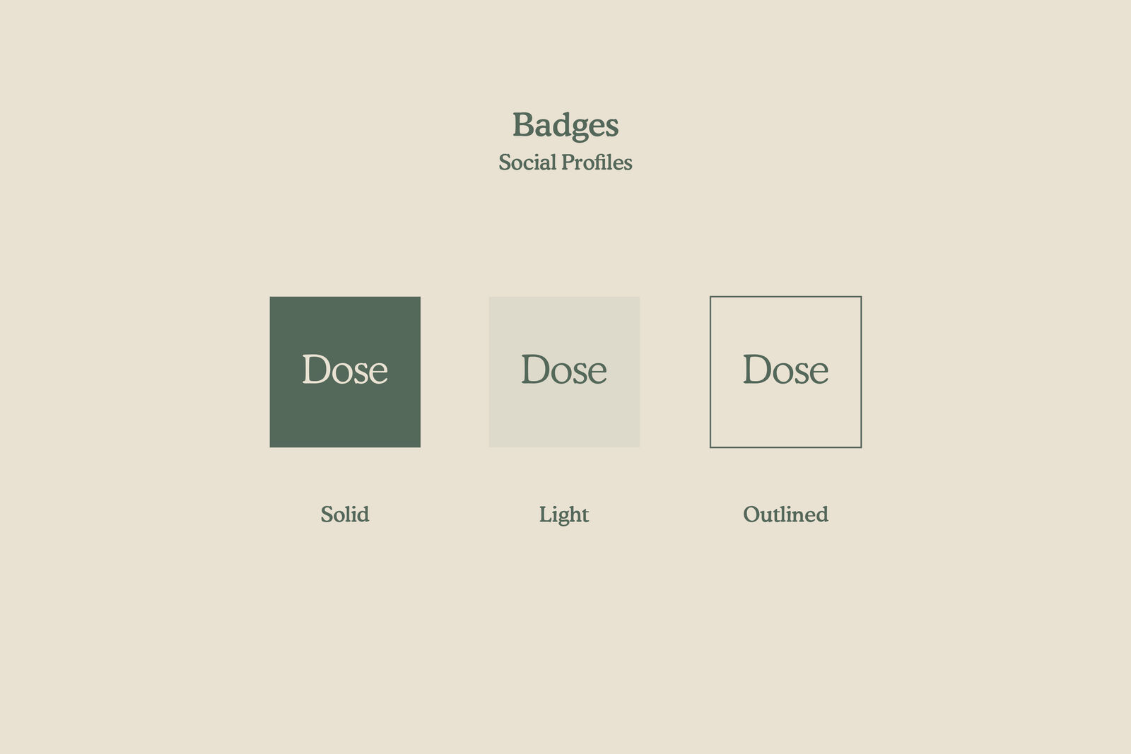 Dose brand design exploration 5